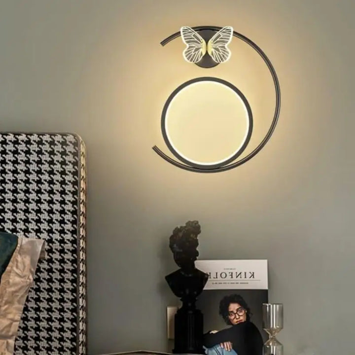 Applique Murale Chambre Enfant Cercles Papillon