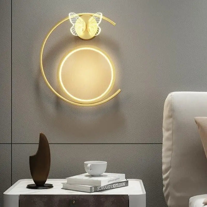 Applique Murale Chambre Enfant Cercles Papillon