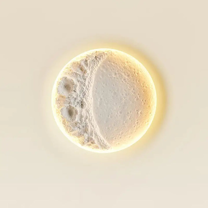 Applique Murale Décorative Demi Lune Acrylique