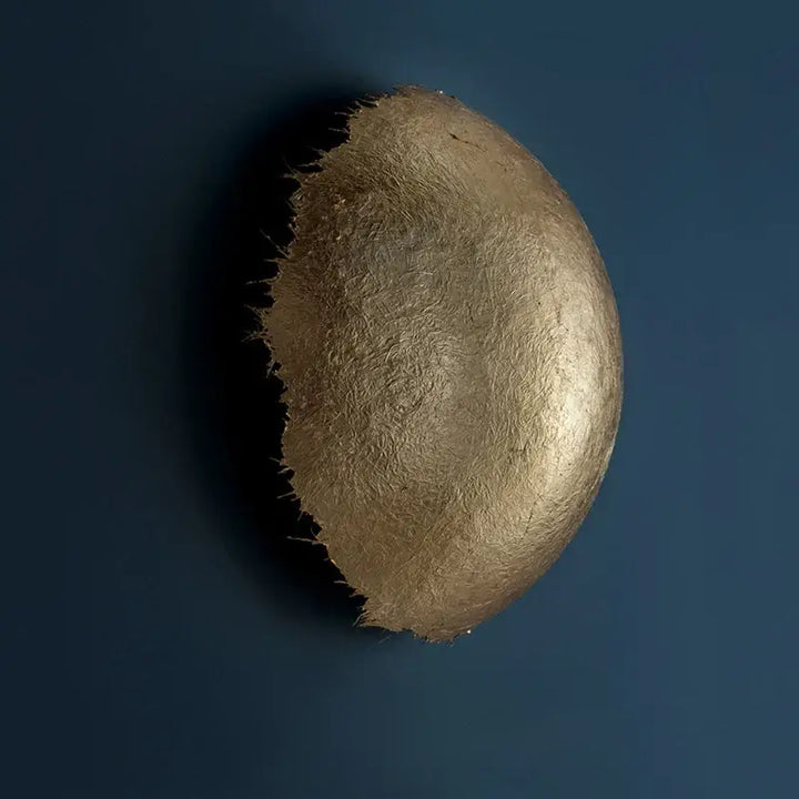 Applique Murale Dorée Design Organique Et Lumineux