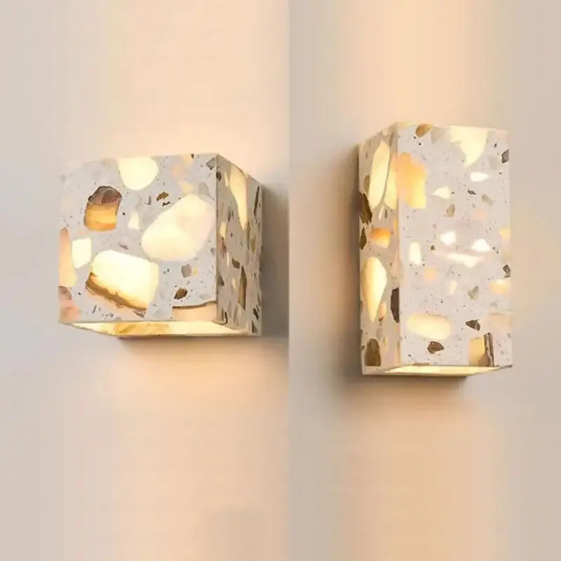 Applique Murale Effet Pierre Naturelle Beige Moderne Et Élégante