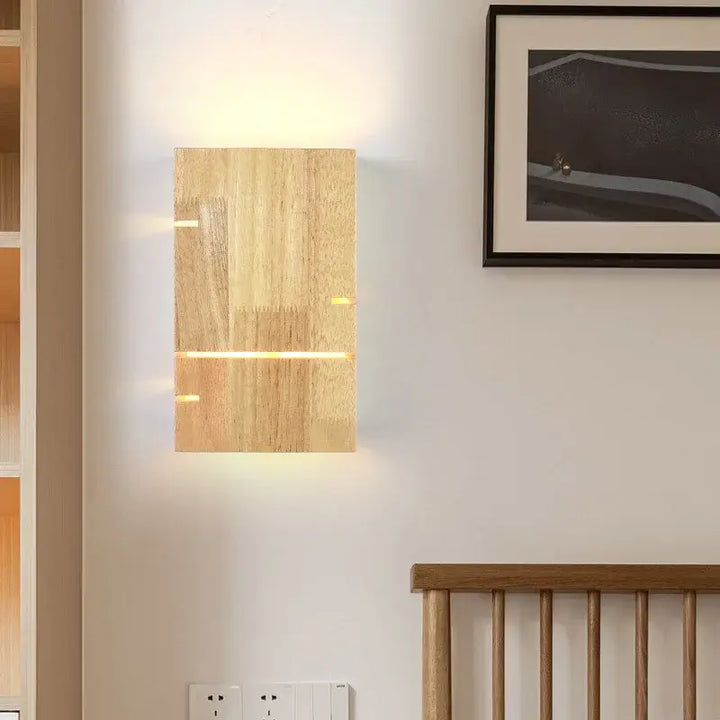 Applique Murale En Bois Beige Entaillé Idéale Ambiance Zen