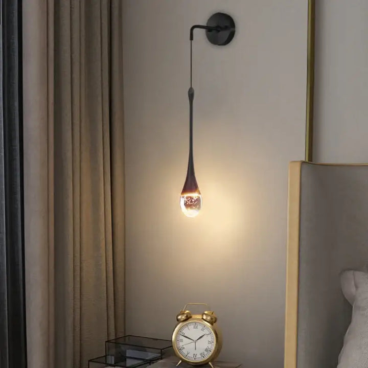 Applique Murale Goutte D’Eau Suspendue Élégante