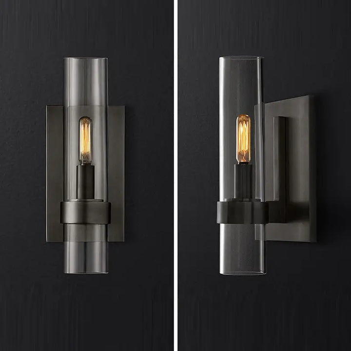 Applique Murale Haut De Gamme Pour Salle De Bain Verre Transparent