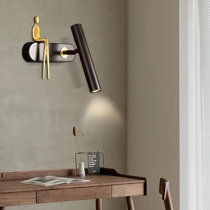 Applique Murale Petit Bonhomme En Métal