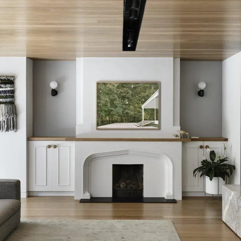 Applique Murale Simple Noire Au Style Contemporain