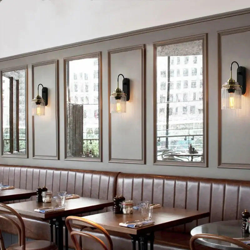 Applique Murale Vintage Avec Abat-Jour En Verre Soufflé