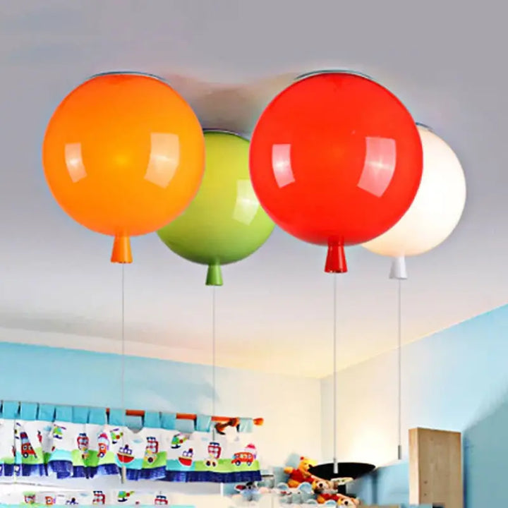 Plafonnier Ballon Coloré Pour Chambre D’enfant