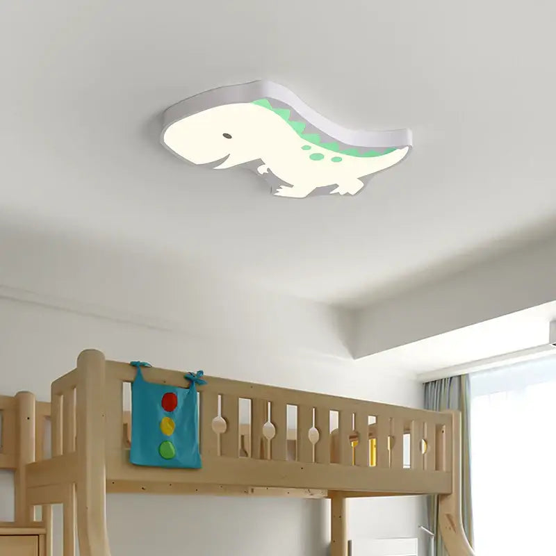 Plafonnier dinosaure ludique pour chambre d’enfant joyeuse