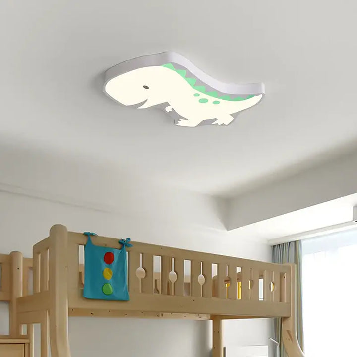 Plafonnier dinosaure ludique pour chambre d’enfant joyeuse