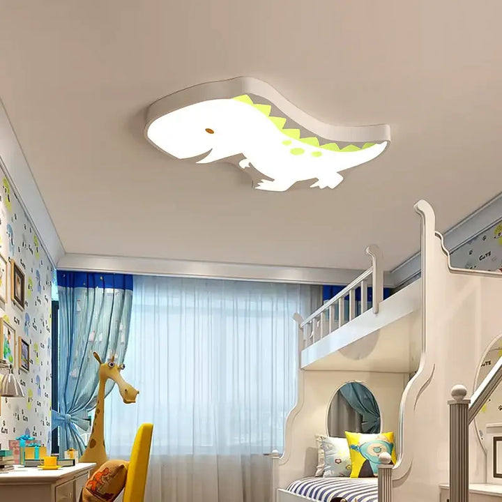 Plafonnier dinosaure ludique pour chambre d’enfant joyeuse