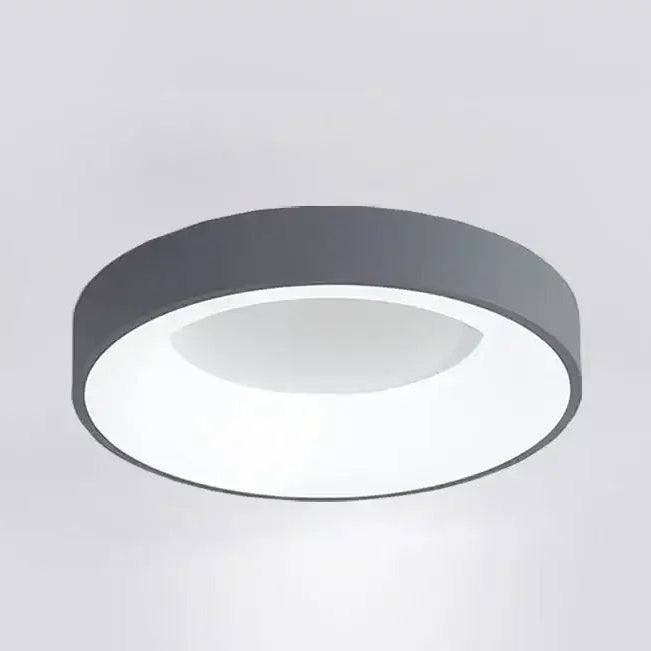 Plafonnier LED Rond Ultra Fin Design Moderne Multicolore