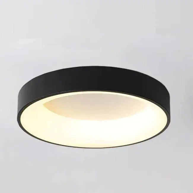 Plafonnier LED Rond Ultra Fin Design Moderne Multicolore