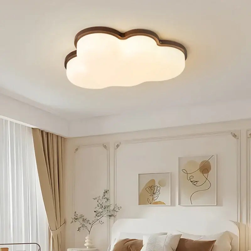 Plafonnier nuage LED style scandinave pour chambre enfant
