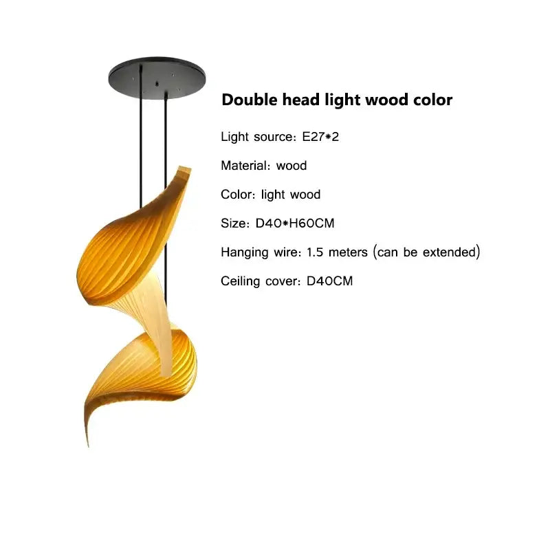 Suspension blanche forme organique design sculptural moderne