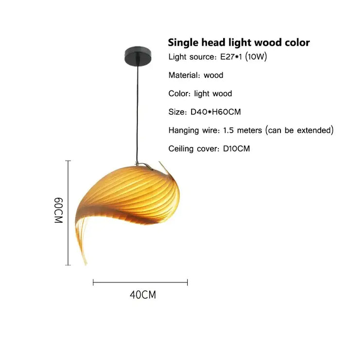 Suspension blanche forme organique design sculptural moderne