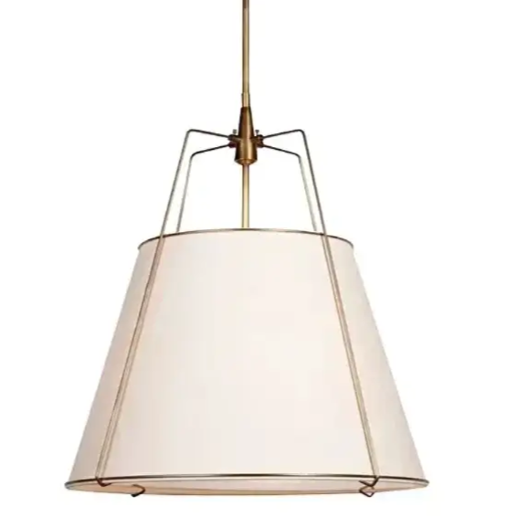 Suspension élégante en tissu pour salon ou chambre