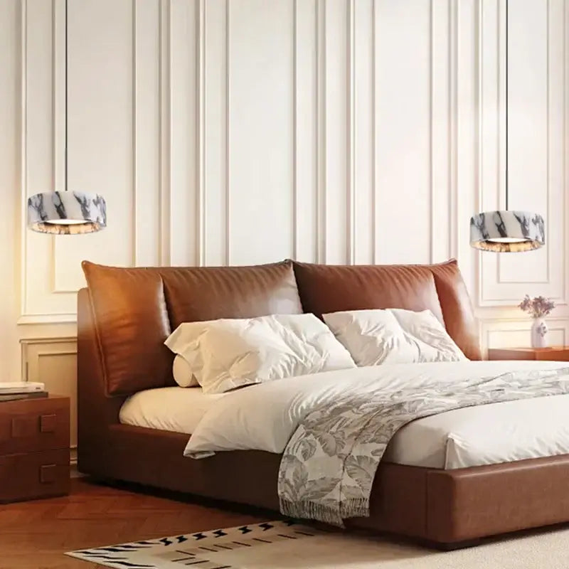 Suspension En Marbre Poli Pour Ambiance Chic Et Minérale