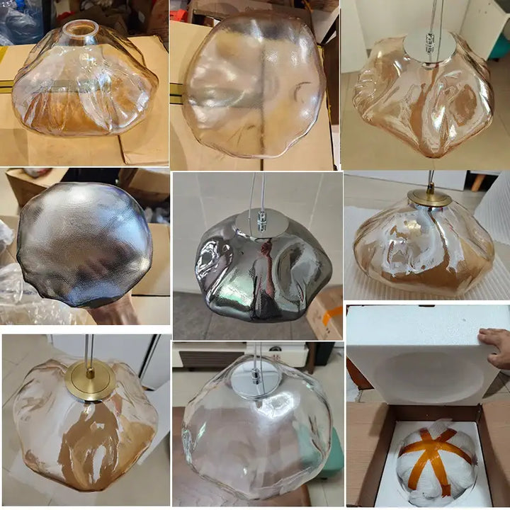 Cloud Design Glass Pendant Light Nordic Hanging Lamp For Living Dining Room Restaurant Loft Stairwell Chandelier Indoor