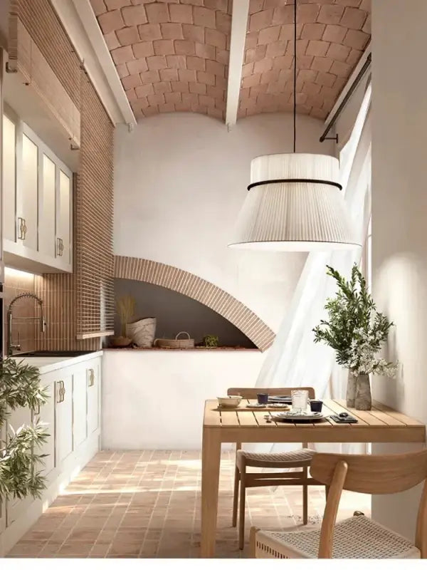 Suspension Tissu Plissé Forme Conique Design Moderne Chic