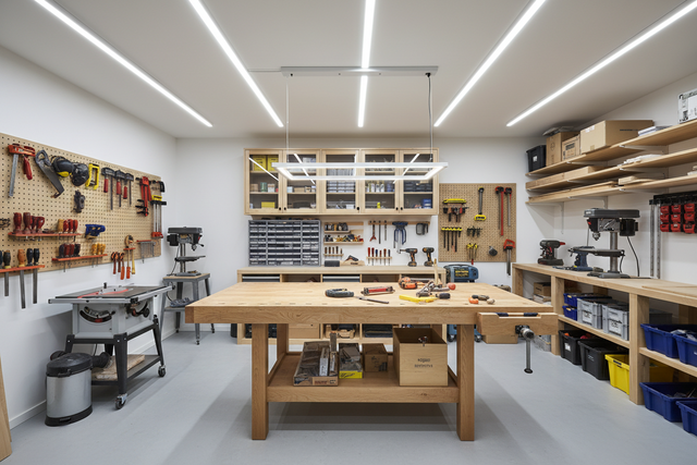 Comment installer un éclairage dans un atelier ?