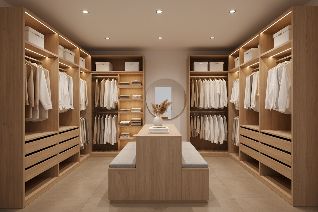 Quel éclairage LED choisir pour un dressing ?
