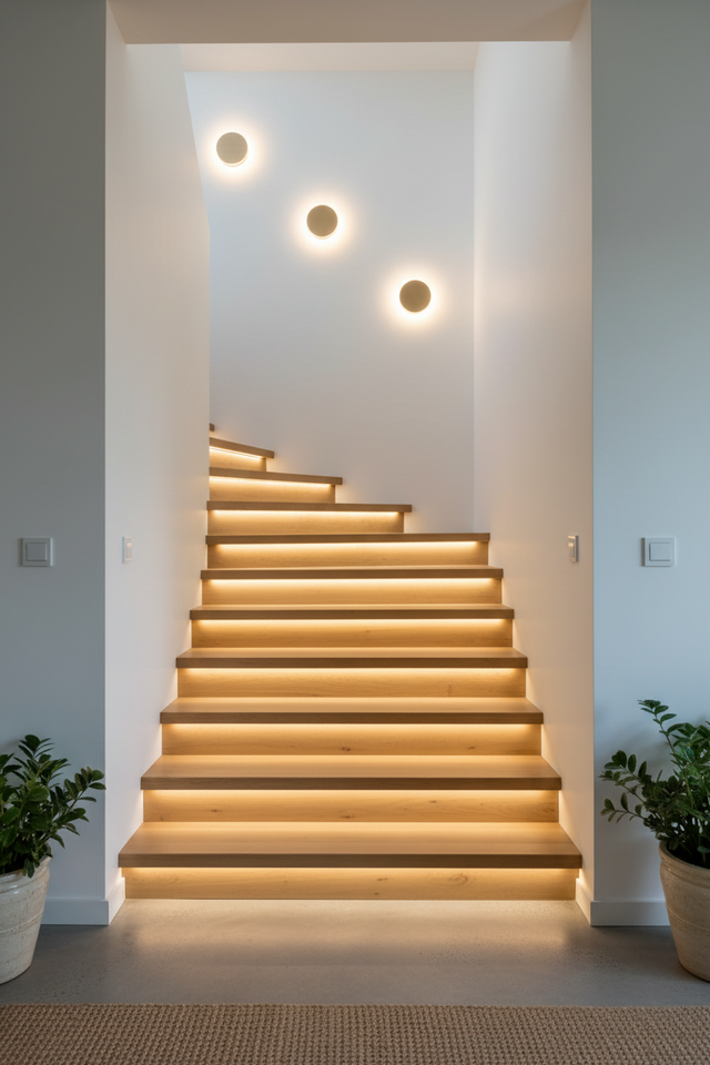 Comment installer l'éclairage d'escalier