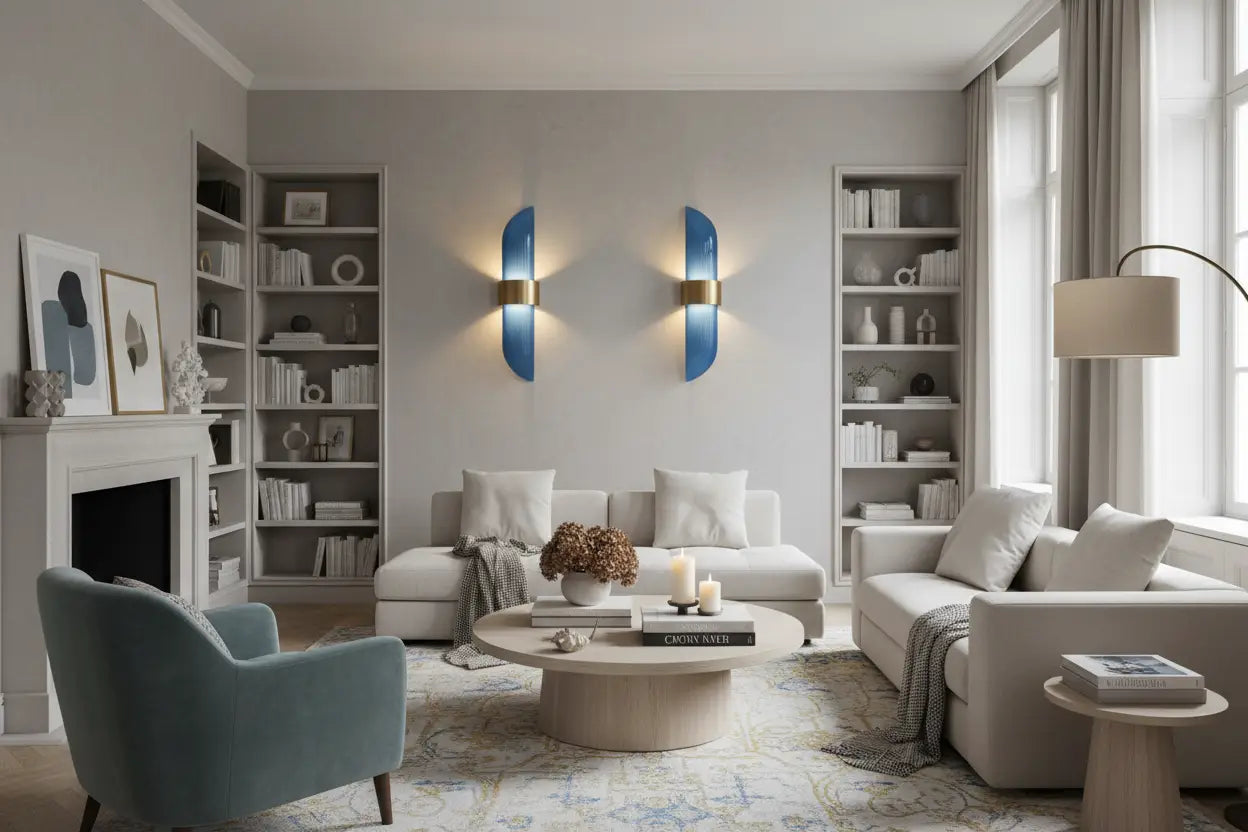 Applique Murale Bleu