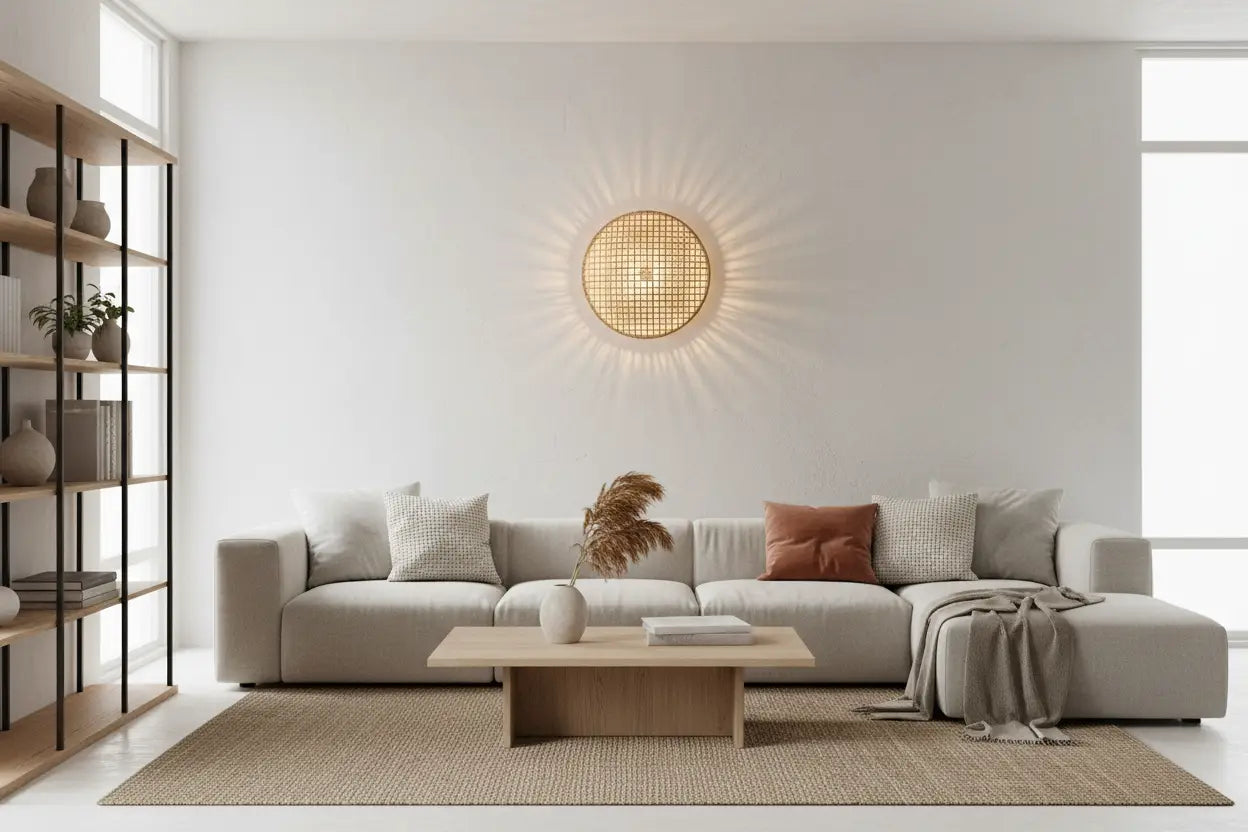 Applique Murale Rotin