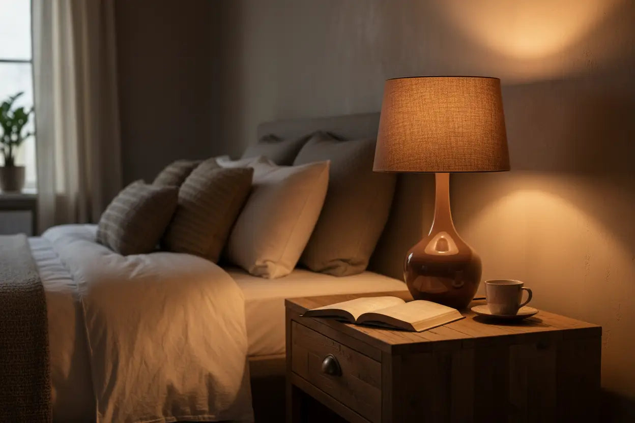Lampe Marron