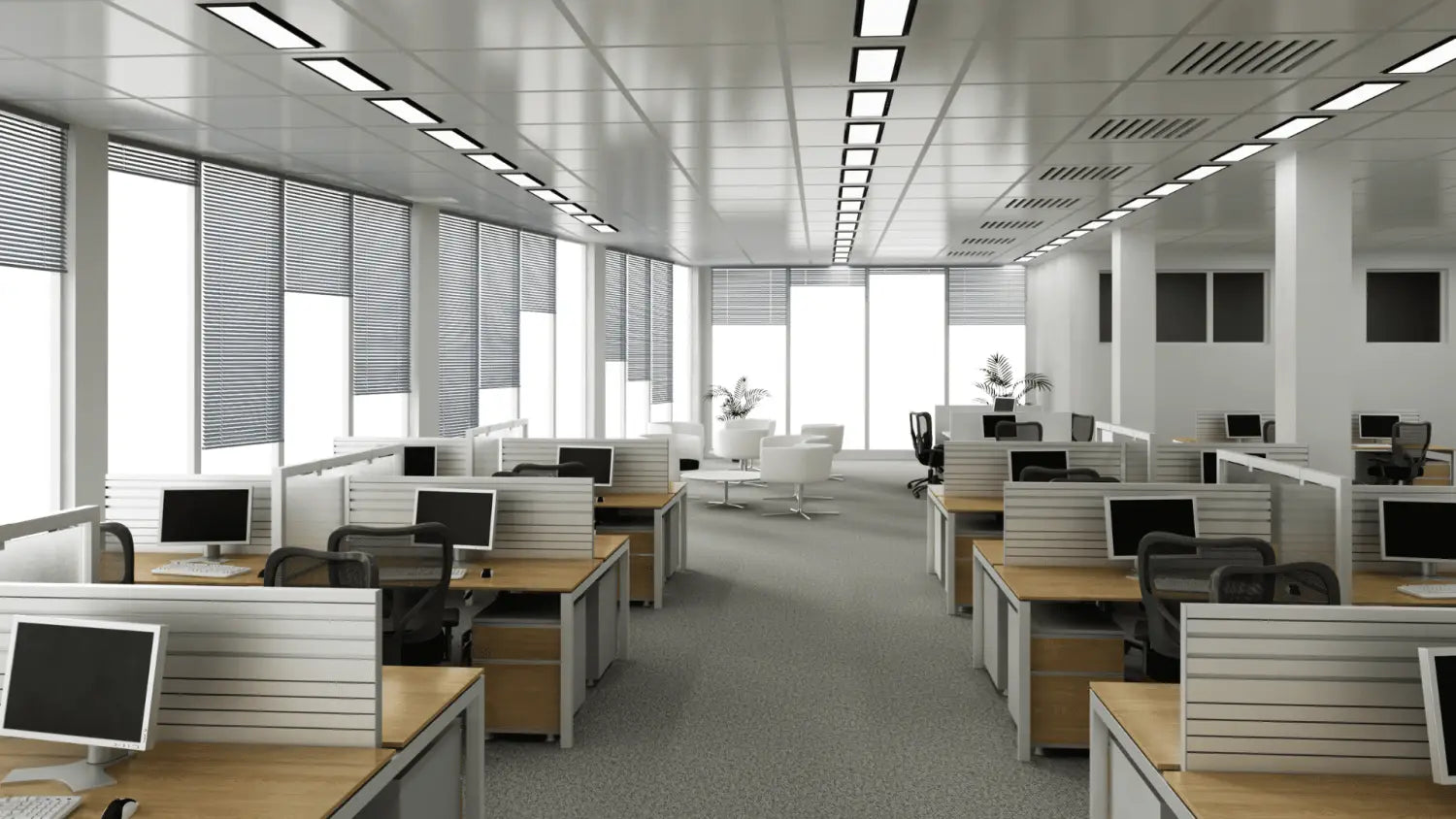 plafonnier lumière froide