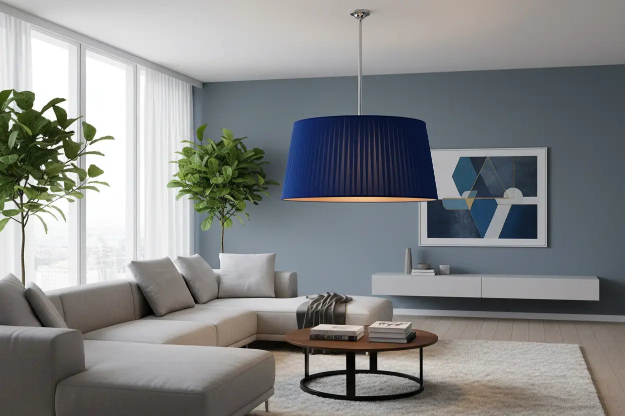 Suspension Luminaire Bleu