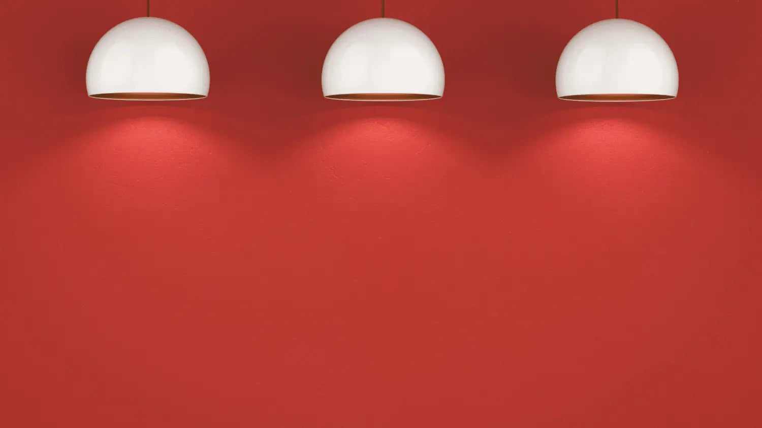 suspension luminaire rouge