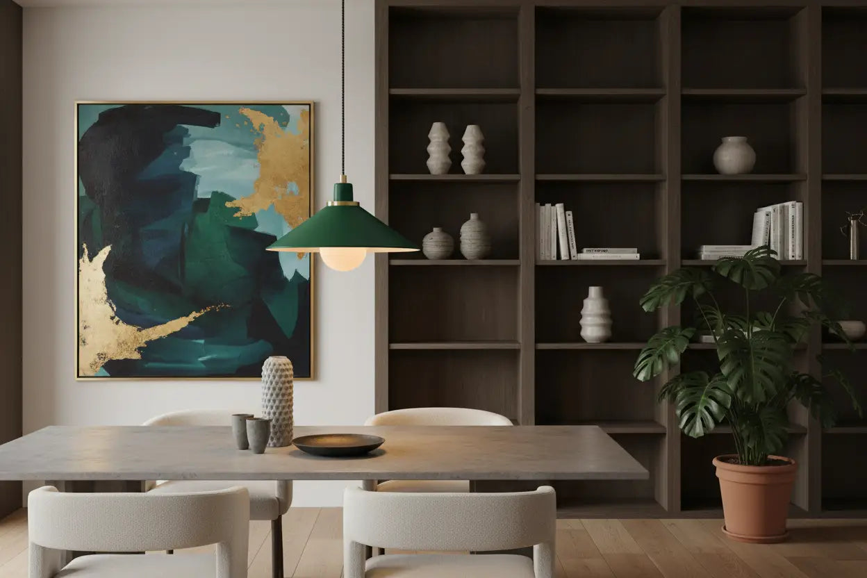 Suspension Luminaire Vert