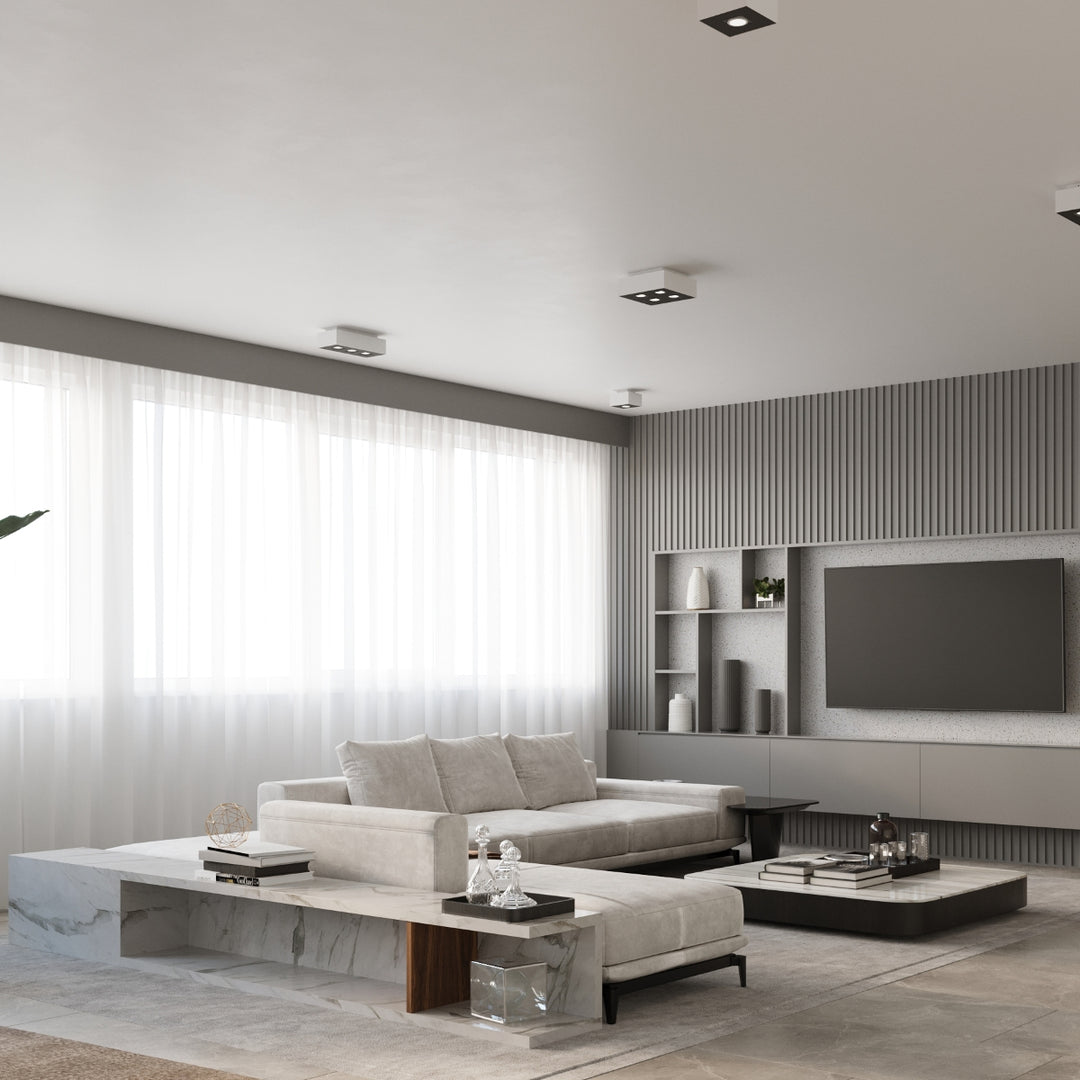 MONO 3 white ceiling light