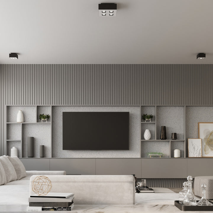 MONO 2 black ceiling light
