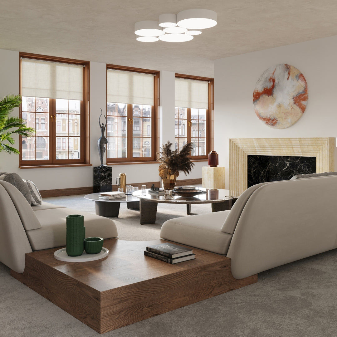 ARENA 35 white ceiling light