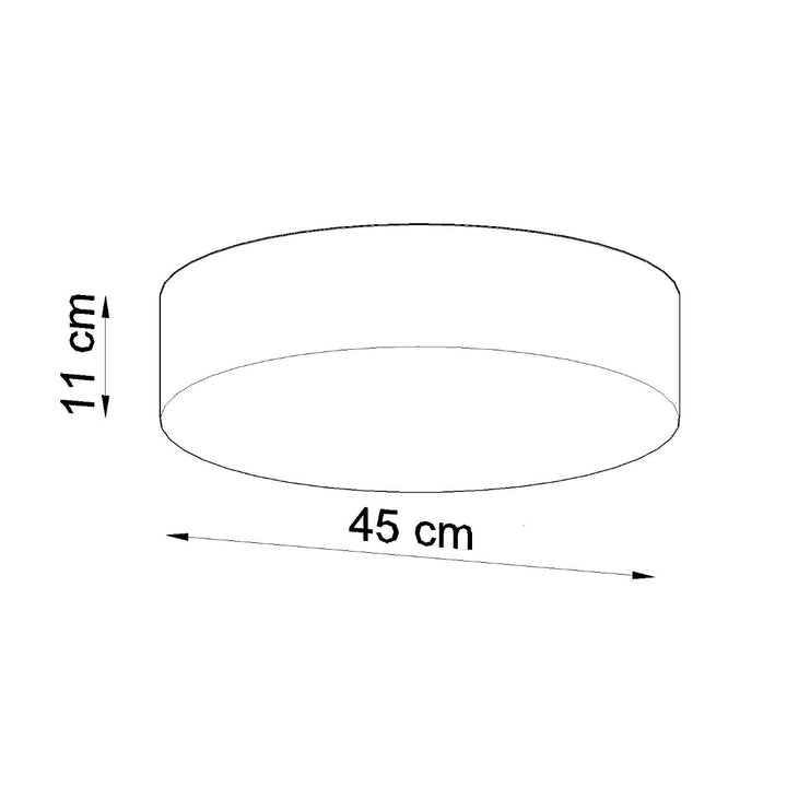 ARENA 45 black ceiling light