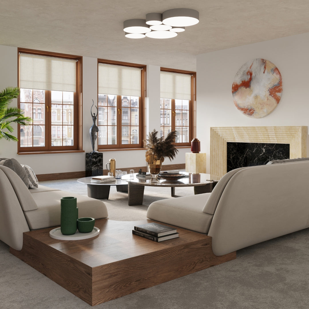 ARENA 45 grey ceiling light