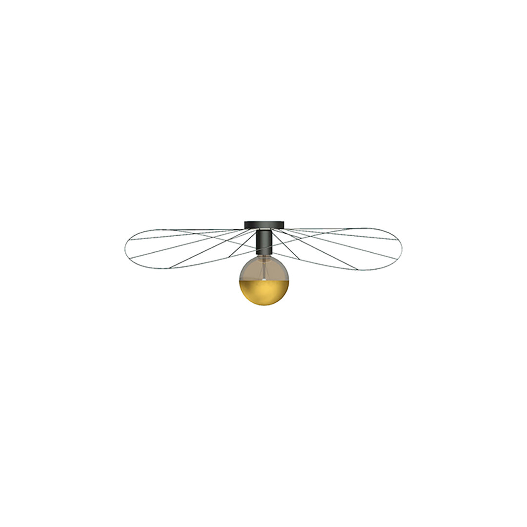 ESKOLA 70 black wall/ceiling light