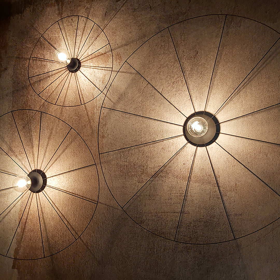 ESKOLA 110 black wall/ceiling light