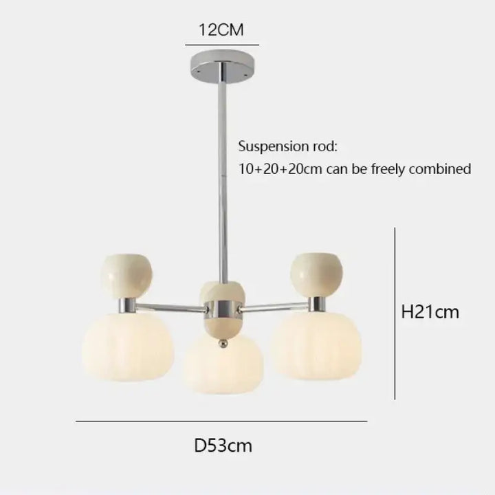 Suspension têtes moderne vert design écologique élan