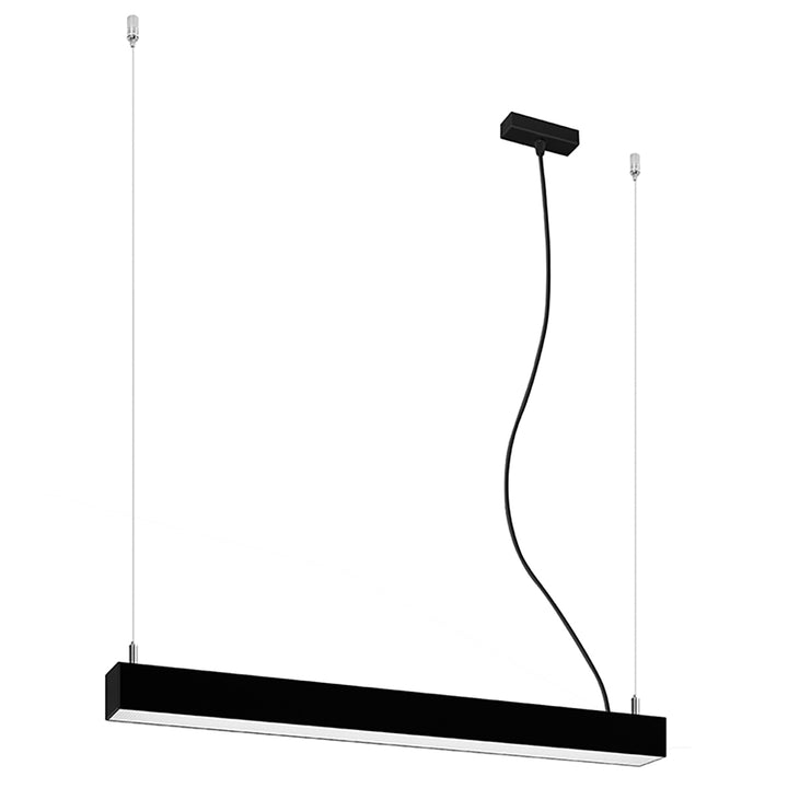 Suspension linéaire PINNE noir vue d'ensemble