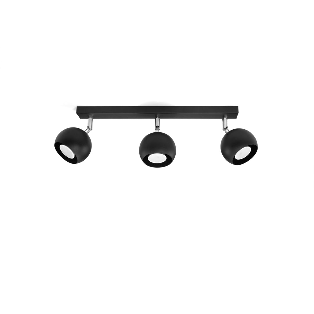 OCULARE 3 black ceiling light