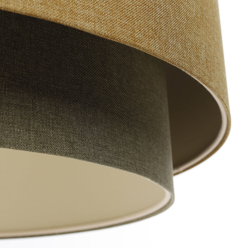 Ceiling Light Fixture| DUO BOHO ELEGANT (Mustard Yellow/Olive/Ecru)