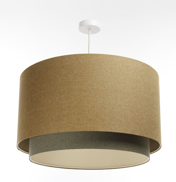 Ceiling Light Fixture| DUO BOHO ELEGANT (Mustard Yellow/Olive/Ecru)