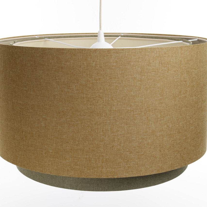 Ceiling Light Fixture| DUO BOHO ELEGANT (Mustard Yellow/Olive/Ecru)