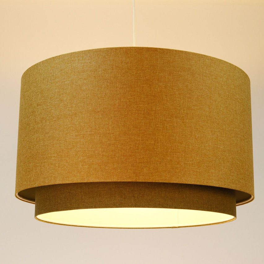 Ceiling Light Fixture| DUO BOHO ELEGANT (Mustard Yellow/Olive/Ecru)