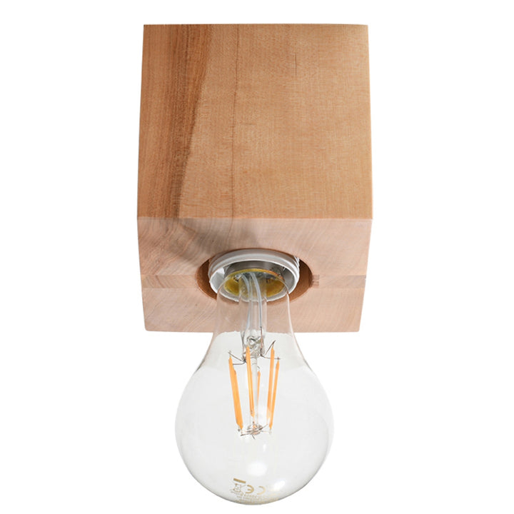 ARIZ ceiling light in natural wood