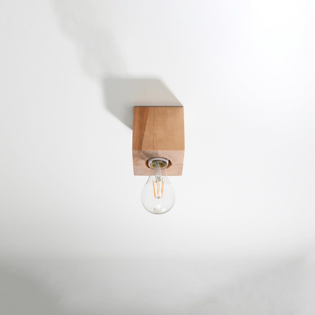 ARIZ ceiling light in natural wood